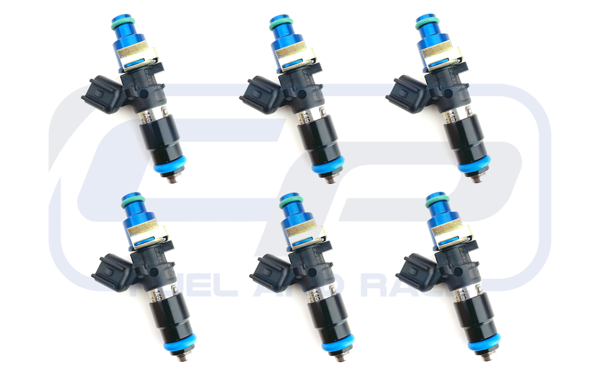 Toyota - 1JZ NON VVT-i 11mm - 6x 1400cc BOSCH EV14 Fuel Injectors - USCAR Connector
