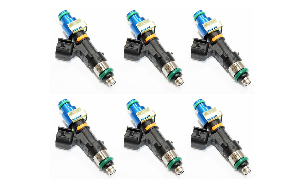 300ZX TT - 11mm - 6x 1000cc BOSCH EV14 Fuel Injectors - USCAR Connector