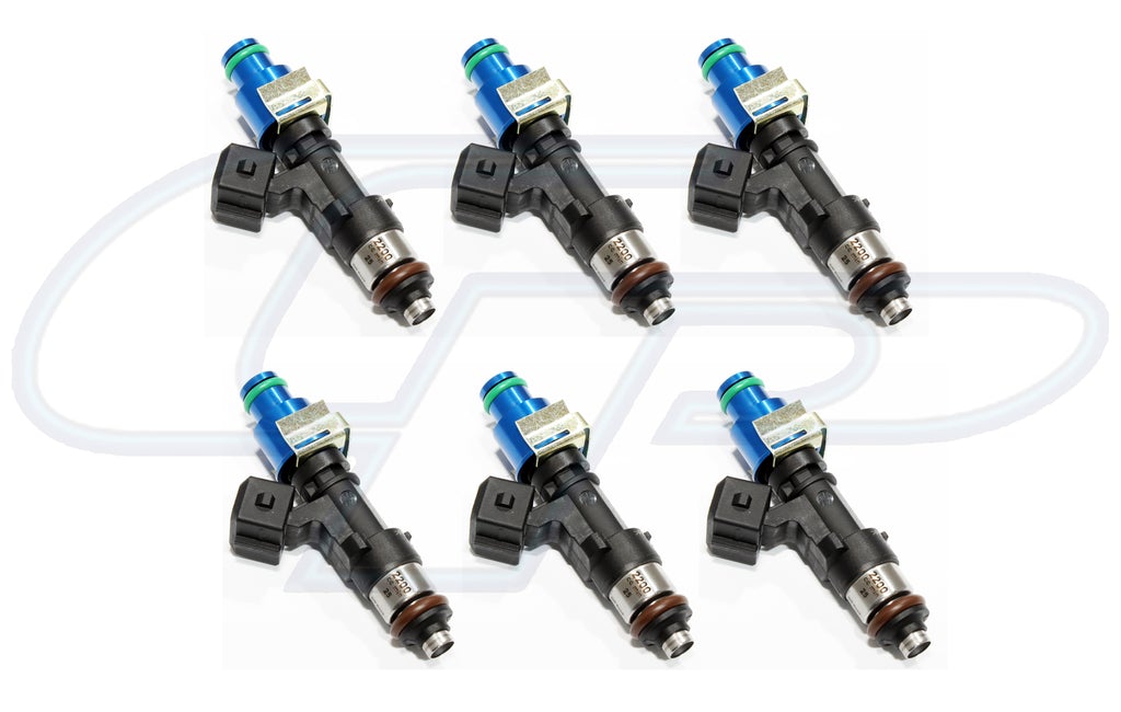 Nissan - SKYLINE R33 GTS-T (11mm) - 6x 2200cc BOSCH EV14 Fuel Injectors - EV1 Connector